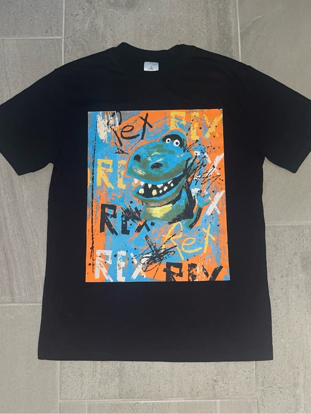 Disney Toy Story Rex black cotton t-shirt Size XS